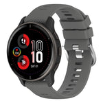 20mm Cross Textured Silicone Watch Band, For Garmin Venu 2Plus