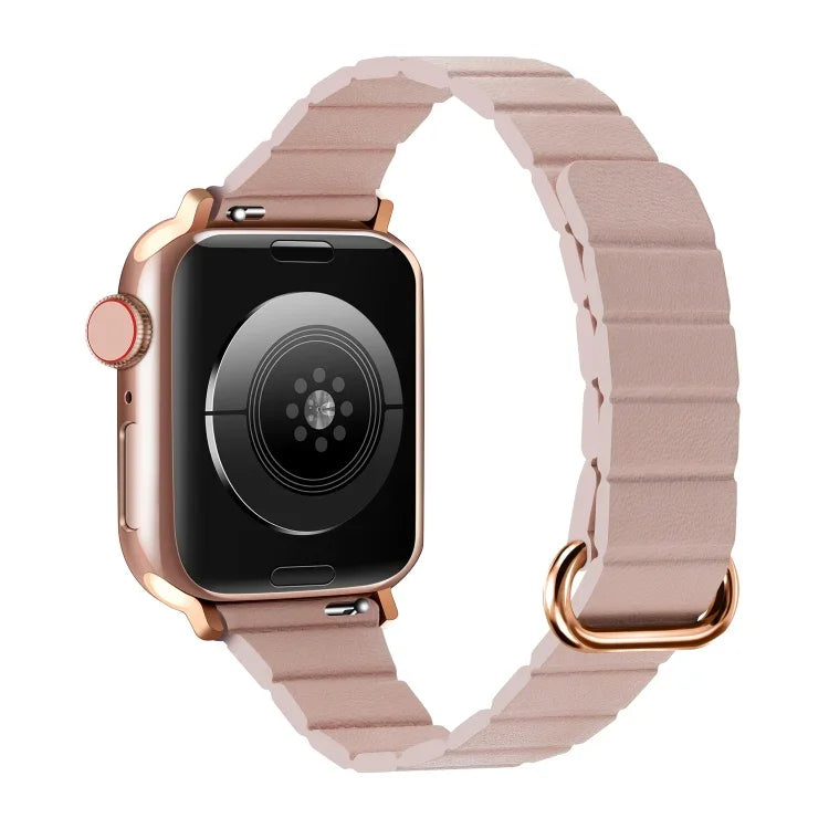 Correia de Relógio Magnética com Fivela Invertida, Para Apple Watch Series 8&7 45mm / SE 2&6&SE&5&4 44mm, Para Apple Watch Series 8&7 41mm / SE 2&6&SE&5&4 40mm