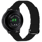 22mm Magnetic Buckle Leather Watch Band, For Samsung Galaxy Watch3 45mm