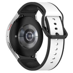 Correia de Relógio em Silicone Bicolor, Para Samsung Galaxy Watch4 Classic 46mm / Watch4 44mm, Para Samsung Galaxy Watch4 Classic 42mm / Watch4 40mm, Para Samsung Galaxy Watch5 Pro / Watch5