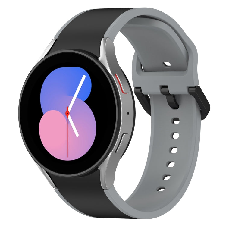 Correia de Relógio em Silicone Bicolor, Para Samsung Galaxy Watch4 Classic 46mm / Watch4 44mm, Para Samsung Galaxy Watch4 Classic 42mm / Watch4 40mm, Para Samsung Galaxy Watch5 Pro / Watch5