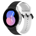 Correia de Relógio em Silicone Bicolor, Para Samsung Galaxy Watch4 Classic 46mm / Watch4 44mm, Para Samsung Galaxy Watch4 Classic 42mm / Watch4 40mm, Para Samsung Galaxy Watch5 Pro / Watch5