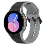 Correia de Relógio em Silicone Bicolor, Para Samsung Galaxy Watch4 Classic 46mm / Watch4 44mm, Para Samsung Galaxy Watch4 Classic 42mm / Watch4 40mm, Para Samsung Galaxy Watch5 Pro / Watch5