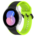 Correia de Relógio em Silicone Bicolor, Para Samsung Galaxy Watch4 Classic 46mm / Watch4 44mm, Para Samsung Galaxy Watch4 Classic 42mm / Watch4 40mm, Para Samsung Galaxy Watch5 Pro / Watch5