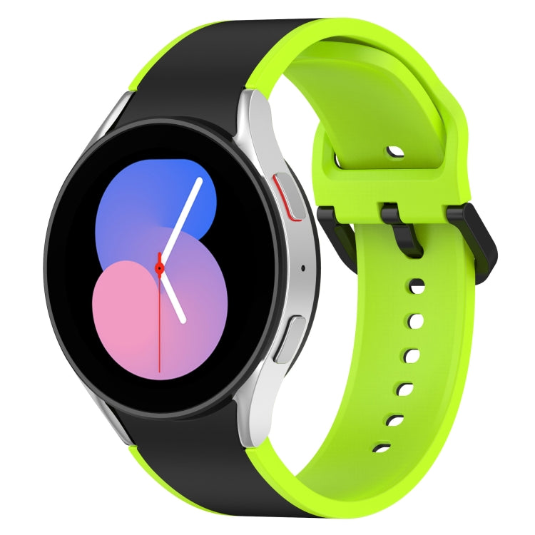Correia de Relógio em Silicone Bicolor, Para Samsung Galaxy Watch4 Classic 46mm / Watch4 44mm, Para Samsung Galaxy Watch4 Classic 42mm / Watch4 40mm, Para Samsung Galaxy Watch5 Pro / Watch5