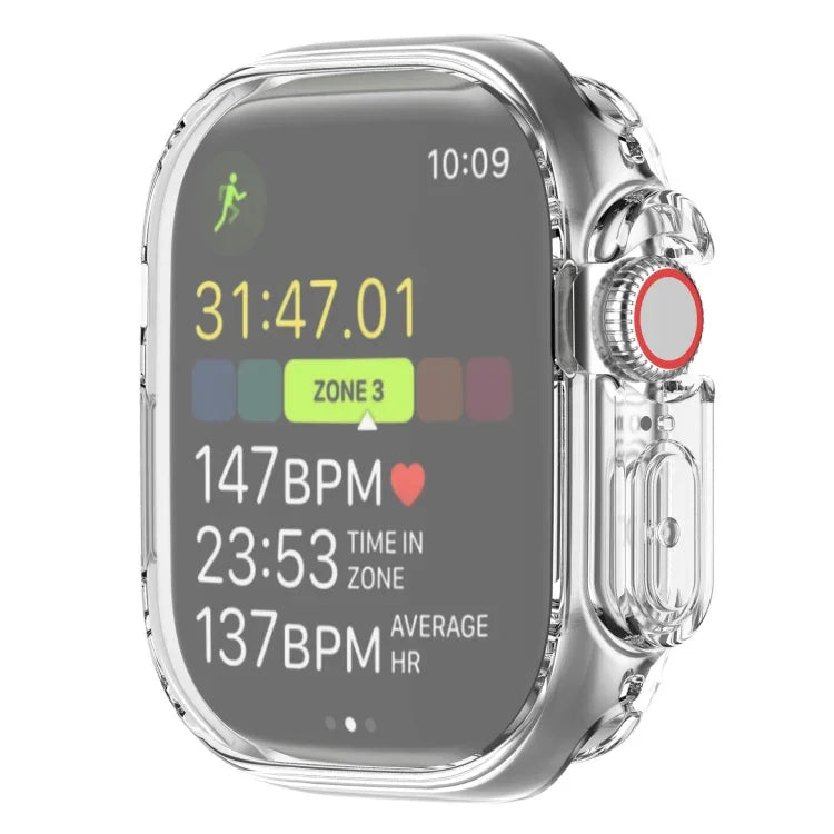 Capa Protetora Transparente TPU Integral para Apple Watch Ultra 1 / 2 / 3 49mm, Para Apple Watch Ultra 1 / 2 / 3 49mm