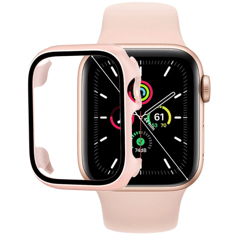 Capa para Relógio em PC com Filme de Vidro Temperado, Para Apple Watch Série SE 3&SE 2&6&SE&5&4 44mm, Para Apple Watch Série SE 3&SE 2&6&SE&5&4 40mm