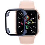 Capa para Relógio em PC com Filme de Vidro Temperado, Para Apple Watch Série SE 3&SE 2&6&SE&5&4 44mm, Para Apple Watch Série SE 3&SE 2&6&SE&5&4 40mm