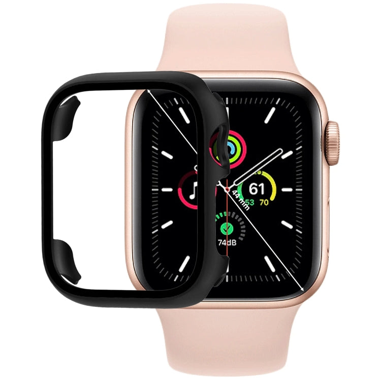 Capa para Relógio em PC com Filme de Vidro Temperado, Para Apple Watch Série SE 3&SE 2&6&SE&5&4 44mm, Para Apple Watch Série SE 3&SE 2&6&SE&5&4 40mm