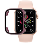 Capa para Relógio em PC com Filme de Vidro Temperado, Para Apple Watch Série SE 3&SE 2&6&SE&5&4 44mm, Para Apple Watch Série SE 3&SE 2&6&SE&5&4 40mm