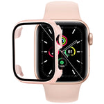 Capa para Relógio em PC com Filme de Vidro Temperado, Para Apple Watch Série SE 3&SE 2&6&SE&5&4 44mm, Para Apple Watch Série SE 3&SE 2&6&SE&5&4 40mm