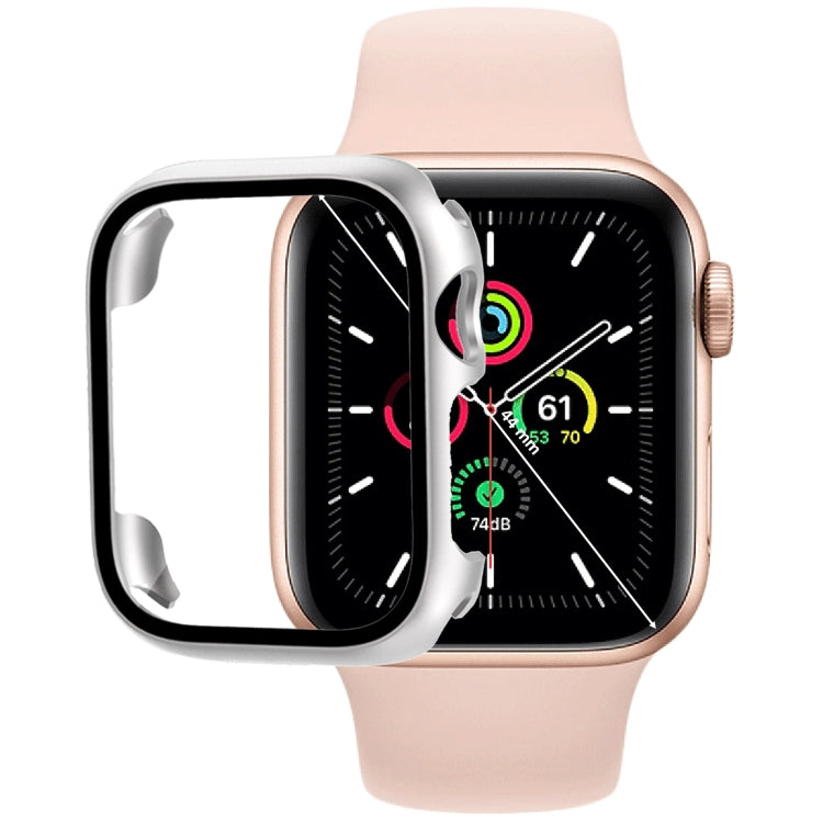Capa para Relógio em PC com Filme de Vidro Temperado, Para Apple Watch Série SE 3&SE 2&6&SE&5&4 44mm, Para Apple Watch Série SE 3&SE 2&6&SE&5&4 40mm