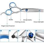 Kit Profissional de Tesouras para Cortar e Afinar Cabelo, Tesouras de Cabeleireiro, 2 Peças, 7 Peças, 12 Peças