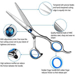 Kit Profissional de Tesouras para Cortar e Afinar Cabelo, Tesouras de Cabeleireiro, 2 Peças, 7 Peças, 12 Peças