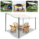 Toldo de Jardim e Pátio Tecido Impermeável para Sombra, 2.5X2.6m, 3X2.6m, 3X3m