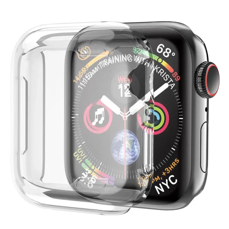 Capa Protetora Transparente TPU para Apple Watch Series 9 / 8 / 7 45mm, Para Apple Watch Series 9 / 8 / 7 45mm, Para Apple Watch Series 9 / 8 & 7 41mm