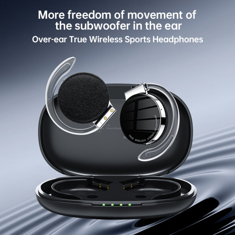 T&G F2 Auricular Bluetooth Sem Fios à Prova de Água com Montagem na Orelha e Cancelamento de Ruído