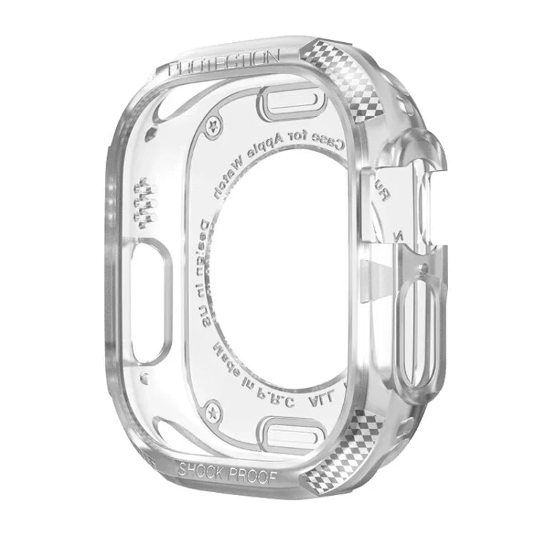 Capa Protetora TPU Carbono Três-Provas, Para Apple Watch Ultra 3 / 2 / 1 49mm