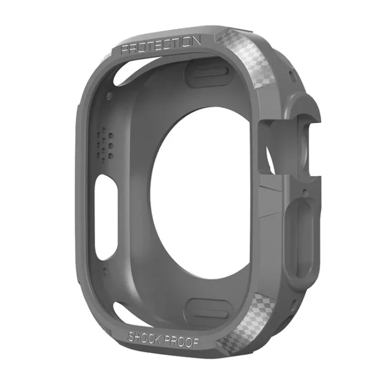 Capa Protetora TPU Carbono Três-Provas, Para Apple Watch Ultra 3 / 2 / 1 49mm