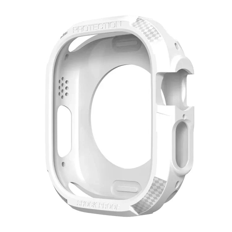 Capa Protetora TPU Carbono Três-Provas, Para Apple Watch Ultra 3 / 2 / 1 49mm