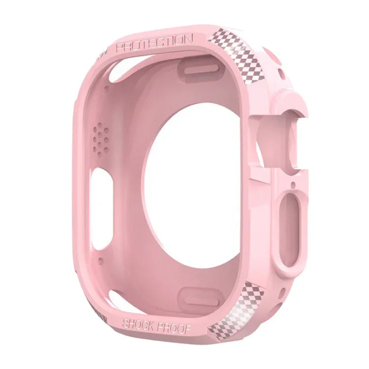 Capa Protetora TPU Carbono Três-Provas, Para Apple Watch Ultra 3 / 2 / 1 49mm