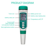 Medidor Digital Portátil de Salinidade SmartSensor AR8012, AR8012