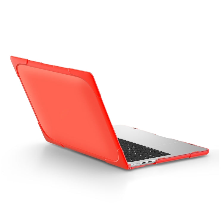 Capa protetora para portátil anti-queda bicolor TPU + PC, para MacBook Air 13,6 polegadas A2681 2022 / M3 2024 A3113 / M4 2025 A3240