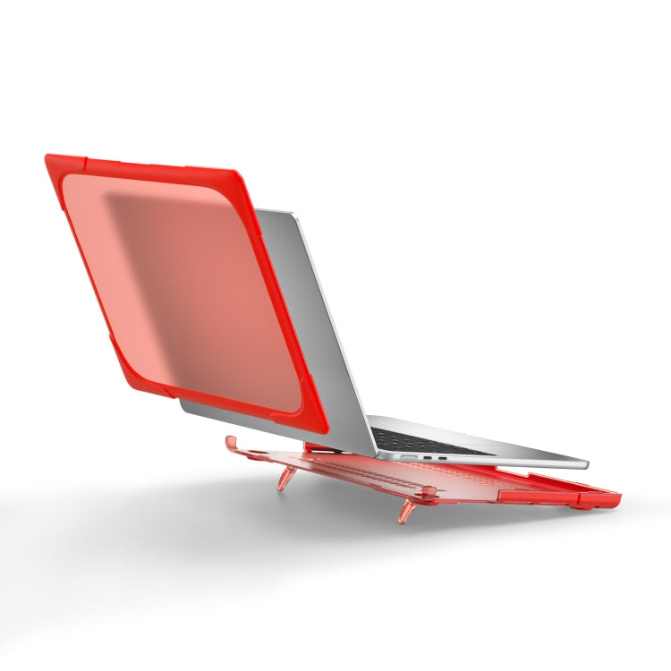 Capa protetora para portátil anti-queda bicolor TPU + PC, para MacBook Air 13,6 polegadas A2681 2022 / M3 2024 A3113 / M4 2025 A3240