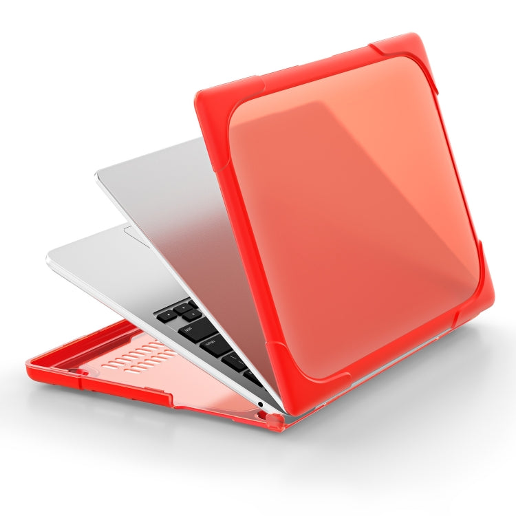 Capa protetora para portátil anti-queda bicolor TPU + PC, para MacBook Air 13,6 polegadas A2681 2022 / M3 2024 A3113 / M4 2025 A3240