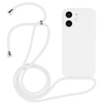 Crossbody Lanyard Liquid Silicone Case, For iPhone 13 Pro Max, For iPhone 12, For iPhone 12 Pro