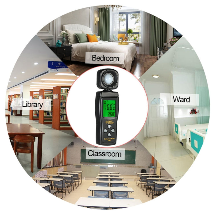 Luxímetro digital portátil SmartSensor AS803