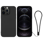 Silicone Phone Case with Wrist Strap, For iPhone 12 mini, For iPhone 12, For iPhone 12 Pro, For iPhone 12 Pro Max