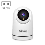 SriHome SH042 Câmara de Vigilância AI WiFi Pan-tilt 2.0MP 1080P HD, SH042
