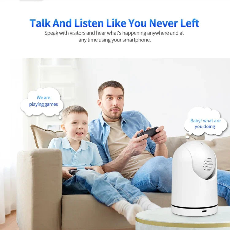 SriHome SH042 Câmara de Vigilância AI WiFi Pan-tilt 2.0MP 1080P HD, SH042