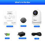 SriHome SH042 Câmara de Vigilância AI WiFi Pan-tilt 2.0MP 1080P HD, SH042