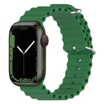 Correia de Silicone Ocean, Para Apple Watch Series 8&7 41mm, Para Apple Watch Series 8&7 41mm / SE 2&6&SE&5&4 40mm