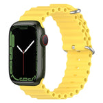 Correia de Silicone Ocean, Para Apple Watch Series 8&7 41mm, Para Apple Watch Series 8&7 41mm / SE 2&6&SE&5&4 40mm