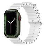 Correia de Silicone Ocean, Para Apple Watch Series 8&7 41mm, Para Apple Watch Series 8&7 41mm / SE 2&6&SE&5&4 40mm