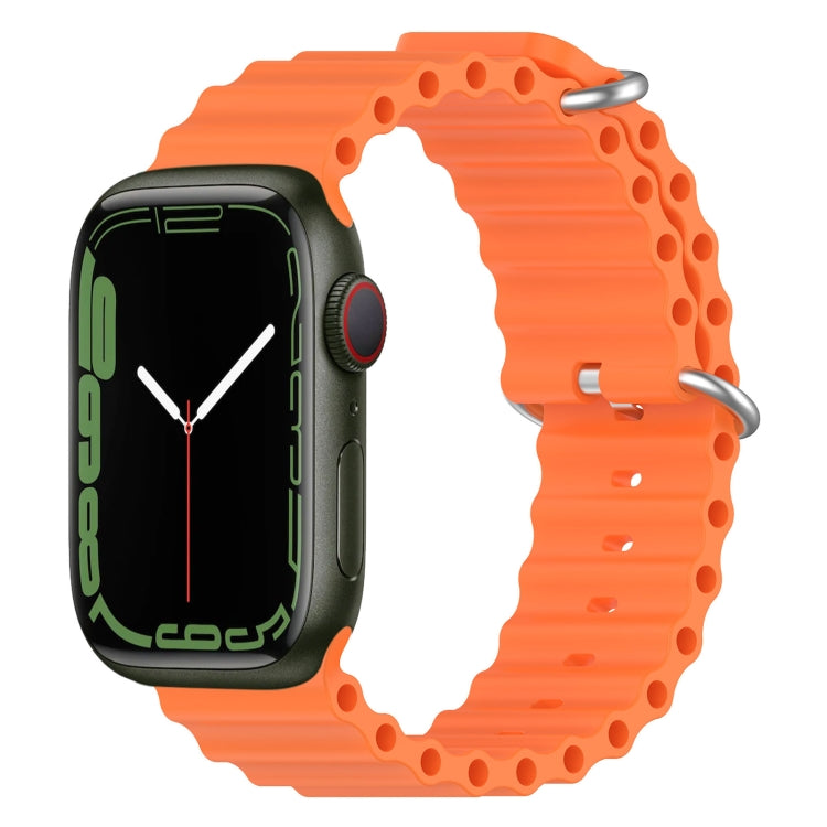 Correia de Silicone Ocean, Para Apple Watch Series 8&7 41mm, Para Apple Watch Series 8&7 41mm / SE 2&6&SE&5&4 40mm
