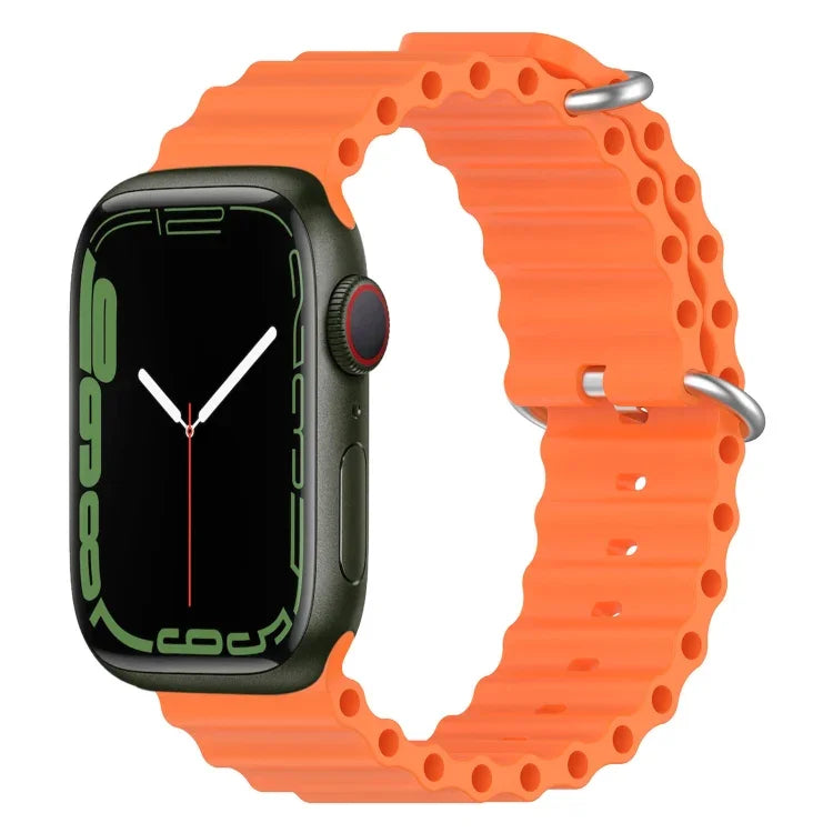 Correia de Silicone Ocean, Para Apple Watch Series 8&7 41mm, Para Apple Watch Series 8&7 41mm / SE 2&6&SE&5&4 40mm