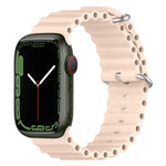 Correia de Silicone Ocean, Para Apple Watch Series 8&7 41mm, Para Apple Watch Series 8&7 41mm / SE 2&6&SE&5&4 40mm