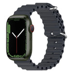 Correia de Silicone Ocean, Para Apple Watch Series 8&7 41mm, Para Apple Watch Series 8&7 41mm / SE 2&6&SE&5&4 40mm