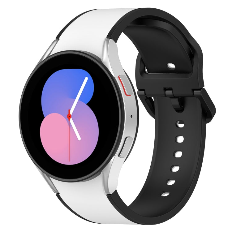 Pulseira de relógio em silicone bicolor, para Samsung Galaxy Watch5 40mm / 44mm