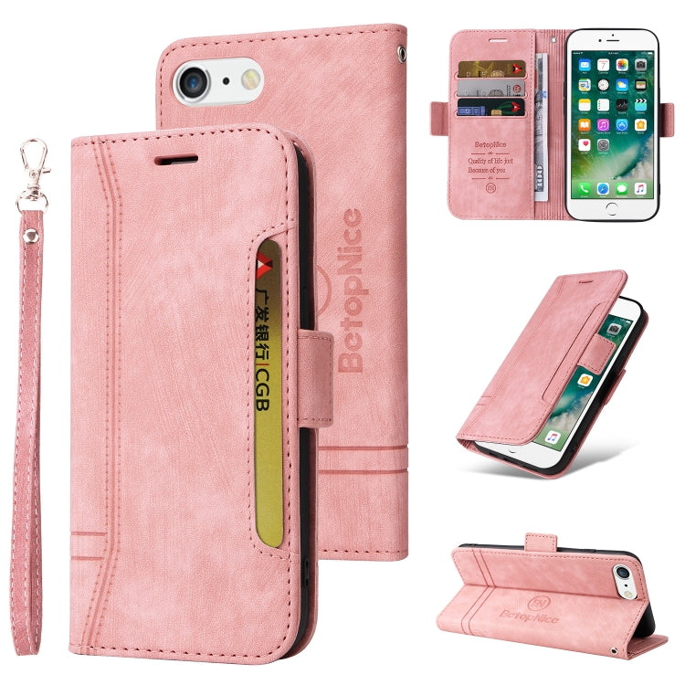 BETOPNICE Dual-side Buckle Leather Phone Case, For iPhone 7 Plus / 8 Plus