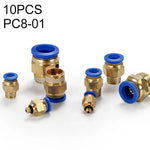 Conector Rápido Pneumático Reto com Rosca Macho PC6-04 LAIZE 2 Peças, PC4-01 (10pcs), PC4-02 (10pcs), PC4-M5 (10pcs), PC6-01 (10pcs), PC6-02 (10pcs), PC6-03 (10pcs), PC6-04 (2pcs), PC6-M5 (10pcs), PC8-01 (10pcs), PC8-02 (10pcs), PC8-03 (10pcs)