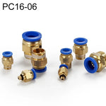 Conector Rápido Pneumático Reto com Rosca Macho PC6-04 LAIZE 2 Peças, PC4-01 (10pcs), PC4-02 (10pcs), PC4-M5 (10pcs), PC6-01 (10pcs), PC6-02 (10pcs), PC6-03 (10pcs), PC6-04 (2pcs), PC6-M5 (10pcs), PC8-01 (10pcs), PC8-02 (10pcs), PC8-03 (10pcs)