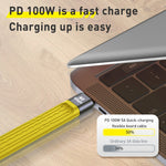 100W 10Gbps USB-C/Type-C to USB-C/Type-C FPC Flexible Data Cable, Length: 13.8cm, 10Gbps USB-C/Type-C to USB-C/Type-C