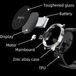 KS02 Smartwatch de 1,32 polegadas Suporta Detecção de Glicose no Sangue, Detecção de Pressão Arterial, Detecção de Oxigénio no Sangue, KS02
