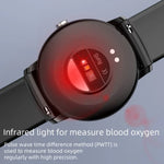 KS02 Smartwatch de 1,32 polegadas Suporta Detecção de Glicose no Sangue, Detecção de Pressão Arterial, Detecção de Oxigénio no Sangue, KS02