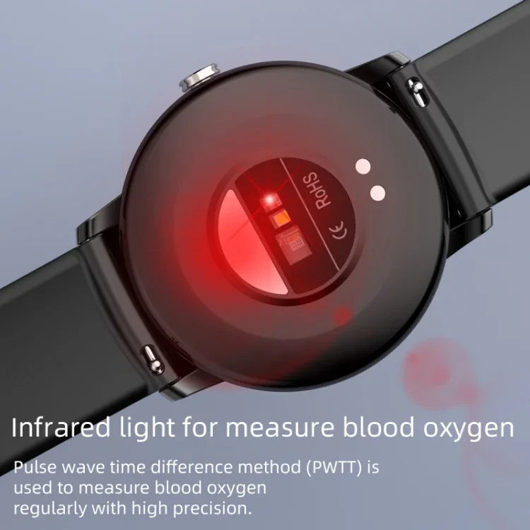 KS02 Smartwatch de 1,32 polegadas Suporta Detecção de Glicose no Sangue, Detecção de Pressão Arterial, Detecção de Oxigénio no Sangue, KS02